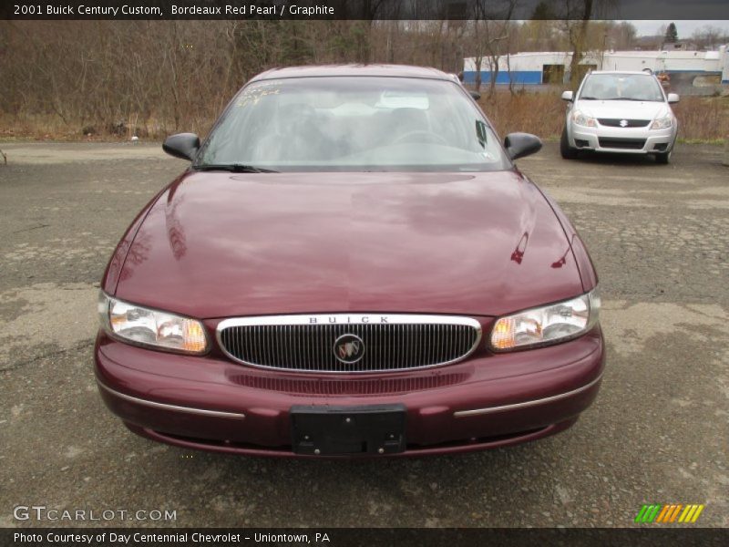 Bordeaux Red Pearl / Graphite 2001 Buick Century Custom