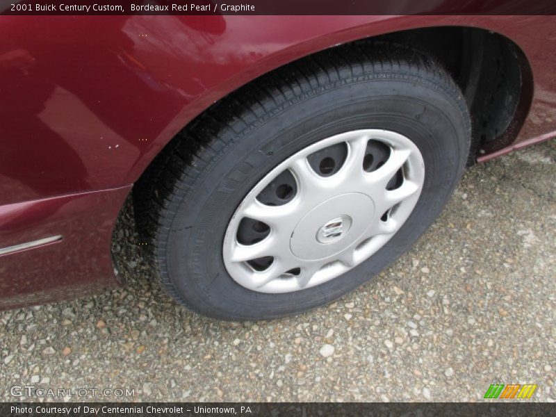 Bordeaux Red Pearl / Graphite 2001 Buick Century Custom