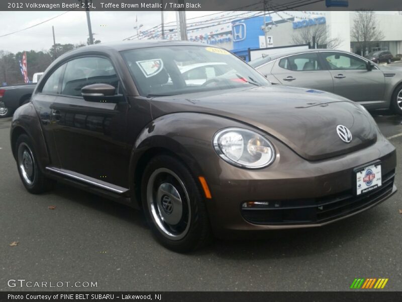 Toffee Brown Metallic / Titan Black 2012 Volkswagen Beetle 2.5L