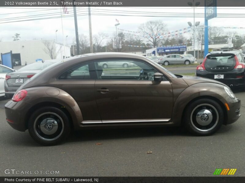 Toffee Brown Metallic / Titan Black 2012 Volkswagen Beetle 2.5L