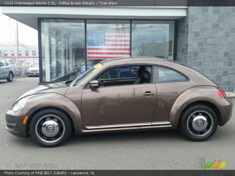 Toffee Brown Metallic / Titan Black 2012 Volkswagen Beetle 2.5L