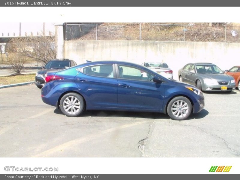 Blue / Gray 2016 Hyundai Elantra SE