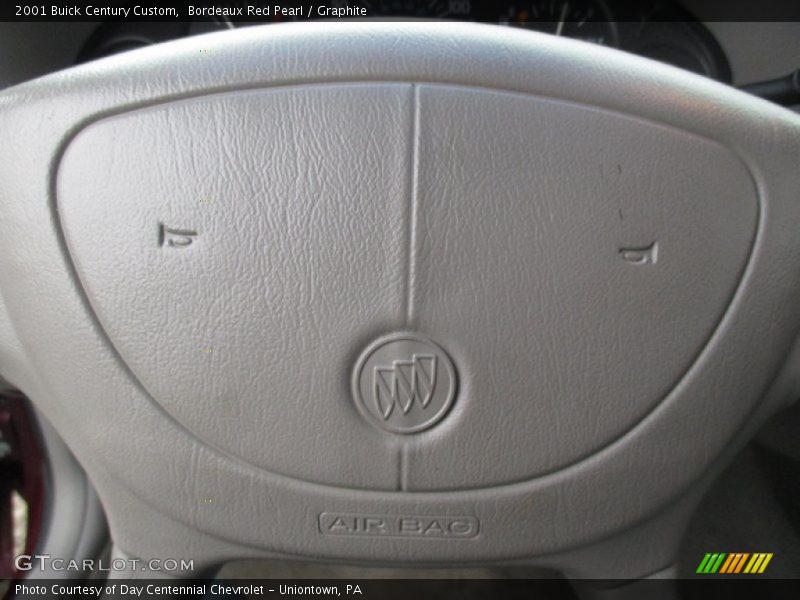 Bordeaux Red Pearl / Graphite 2001 Buick Century Custom