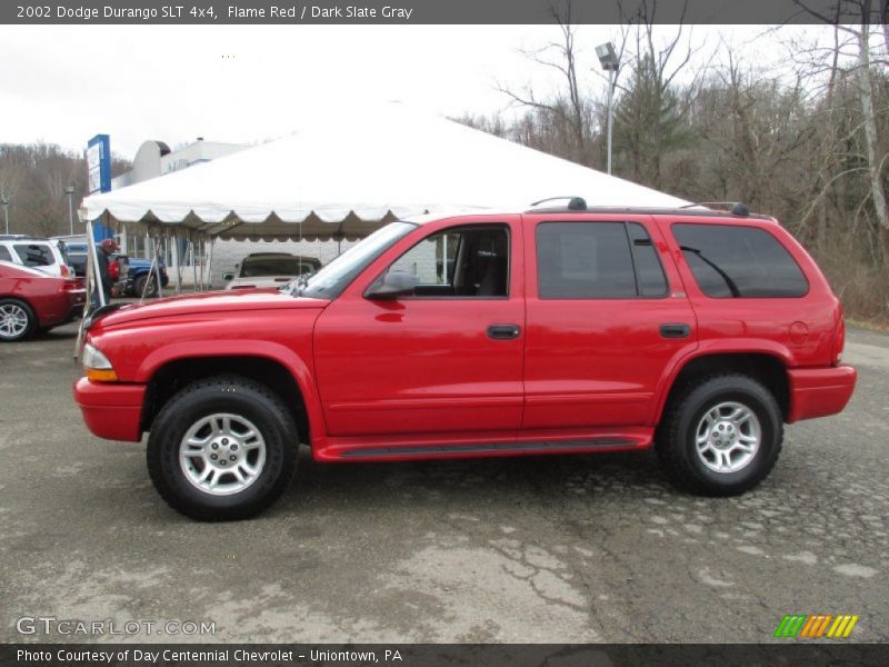 Flame Red / Dark Slate Gray 2002 Dodge Durango SLT 4x4