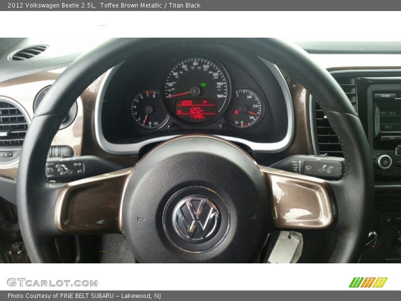 Toffee Brown Metallic / Titan Black 2012 Volkswagen Beetle 2.5L