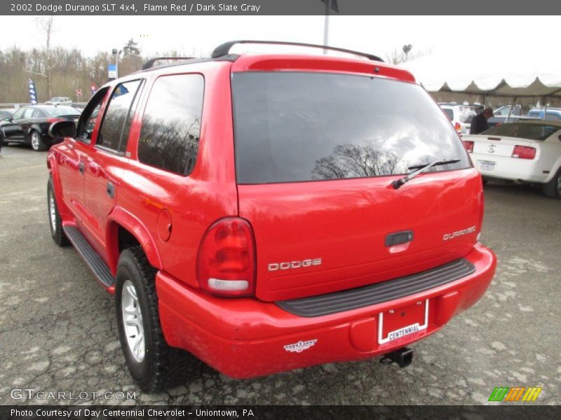Flame Red / Dark Slate Gray 2002 Dodge Durango SLT 4x4