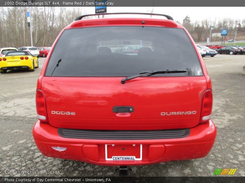 Flame Red / Dark Slate Gray 2002 Dodge Durango SLT 4x4