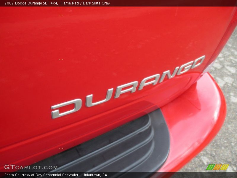Flame Red / Dark Slate Gray 2002 Dodge Durango SLT 4x4