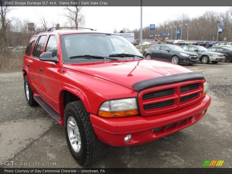 Flame Red / Dark Slate Gray 2002 Dodge Durango SLT 4x4