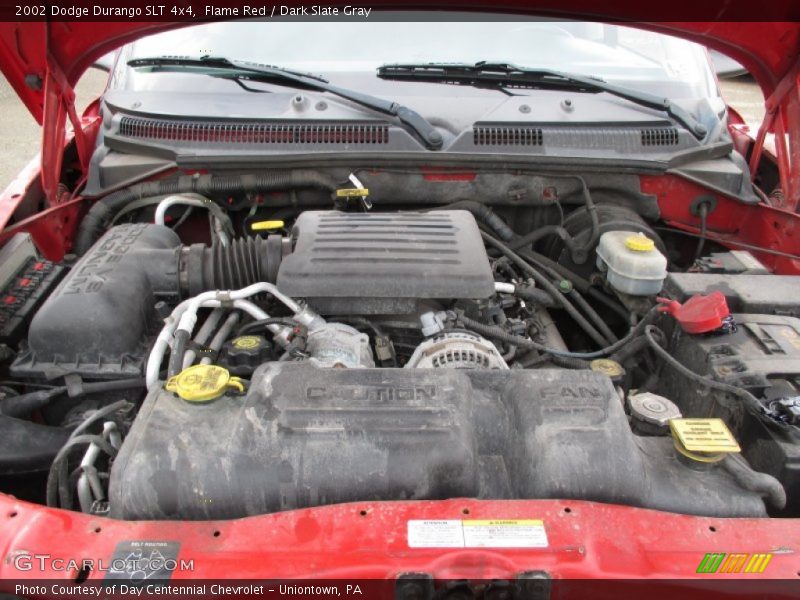 Flame Red / Dark Slate Gray 2002 Dodge Durango SLT 4x4