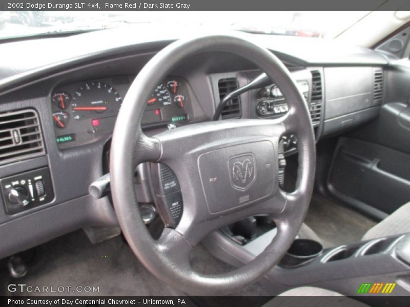 Flame Red / Dark Slate Gray 2002 Dodge Durango SLT 4x4