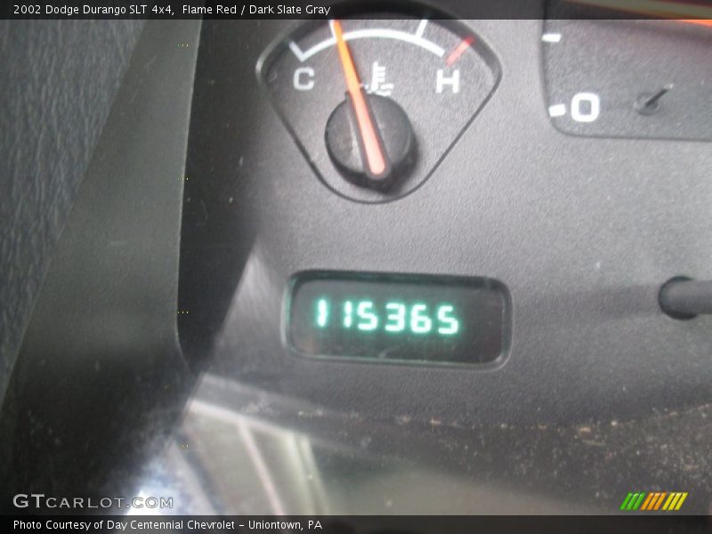 Flame Red / Dark Slate Gray 2002 Dodge Durango SLT 4x4