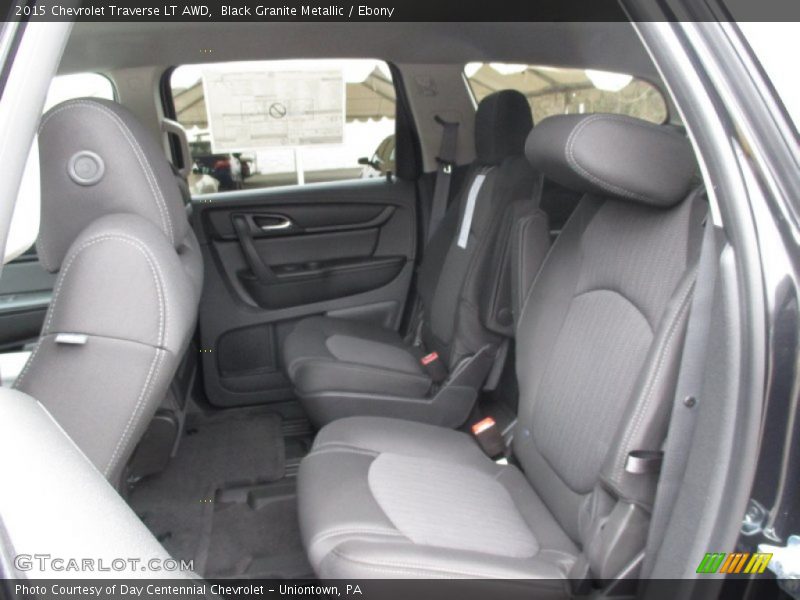 Black Granite Metallic / Ebony 2015 Chevrolet Traverse LT AWD