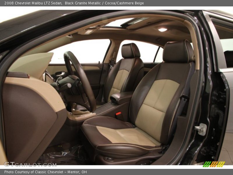 Black Granite Metallic / Cocoa/Cashmere Beige 2008 Chevrolet Malibu LTZ Sedan