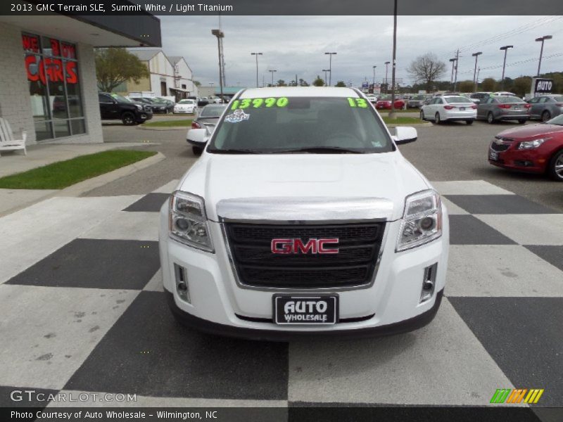 Summit White / Light Titanium 2013 GMC Terrain SLE