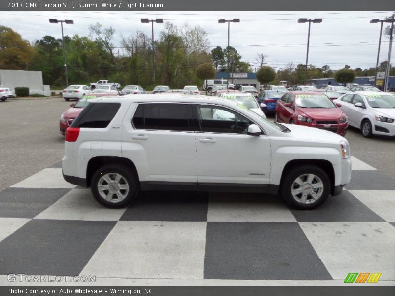 Summit White / Light Titanium 2013 GMC Terrain SLE