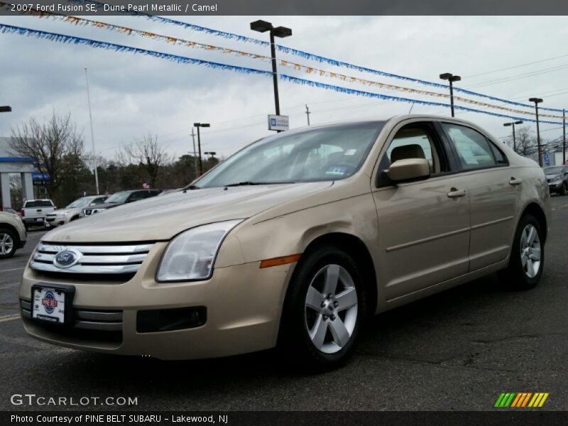 Dune Pearl Metallic / Camel 2007 Ford Fusion SE