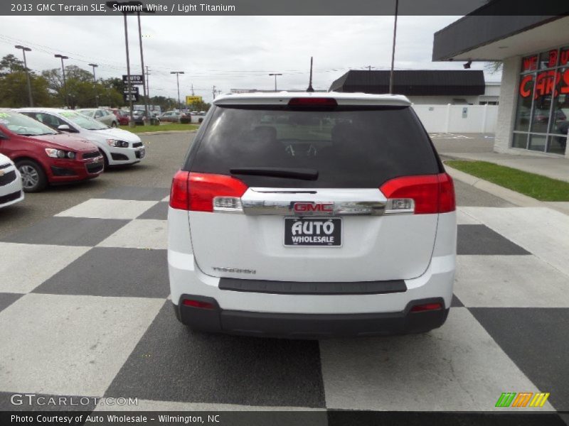 Summit White / Light Titanium 2013 GMC Terrain SLE