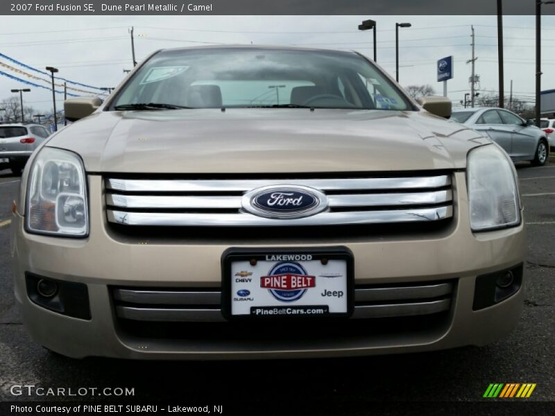 Dune Pearl Metallic / Camel 2007 Ford Fusion SE