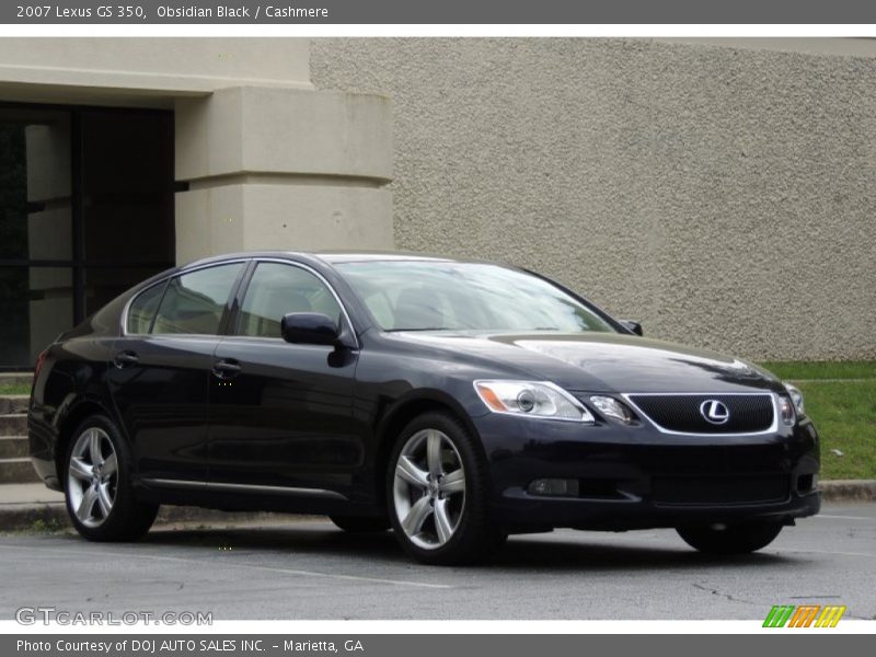 Obsidian Black / Cashmere 2007 Lexus GS 350