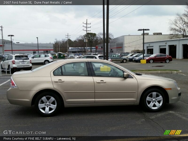 Dune Pearl Metallic / Camel 2007 Ford Fusion SE