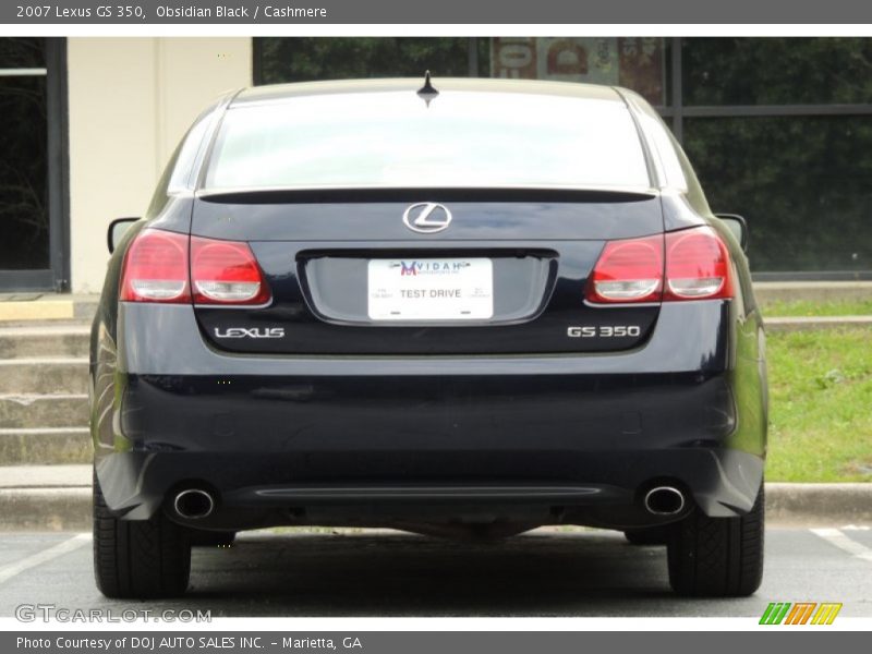 Obsidian Black / Cashmere 2007 Lexus GS 350