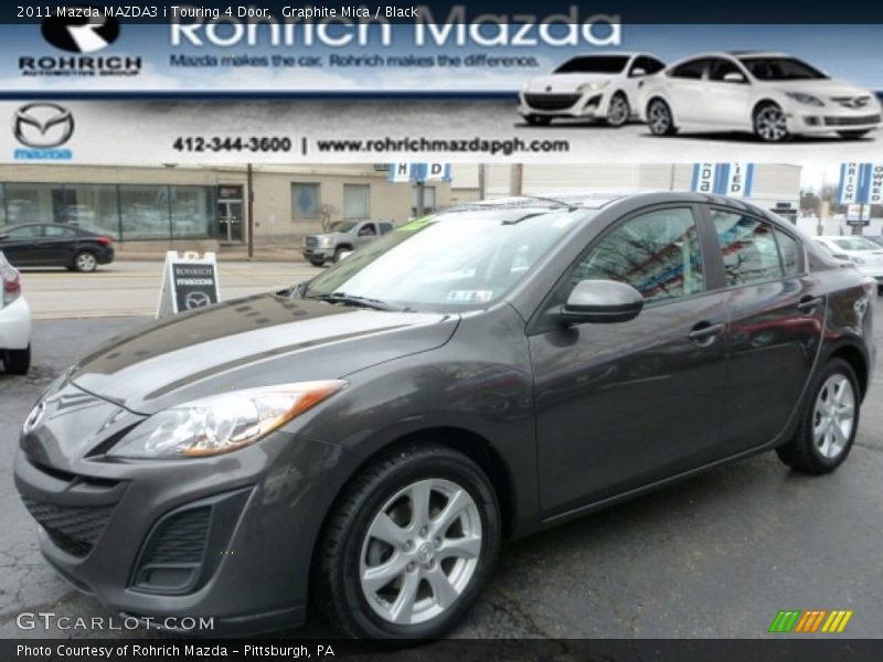 Graphite Mica / Black 2011 Mazda MAZDA3 i Touring 4 Door