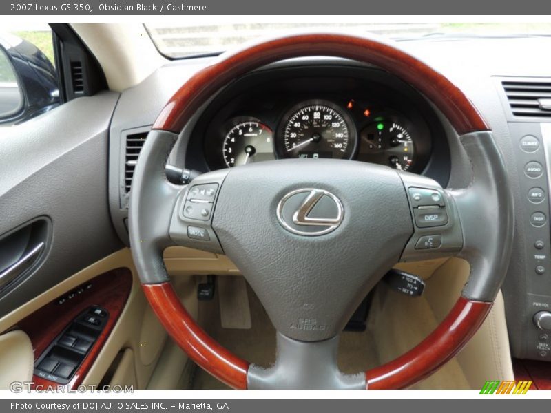 Obsidian Black / Cashmere 2007 Lexus GS 350