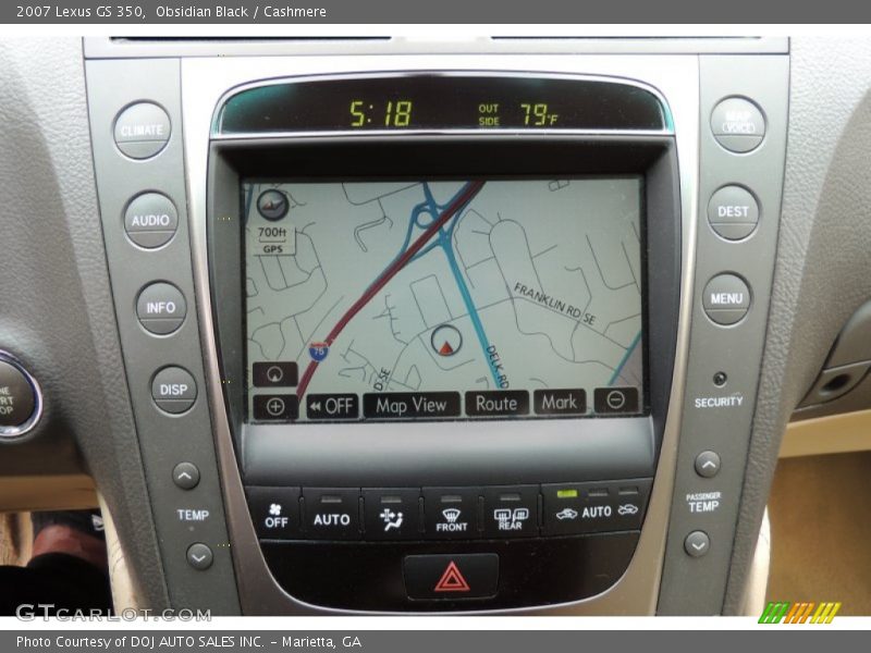 Obsidian Black / Cashmere 2007 Lexus GS 350