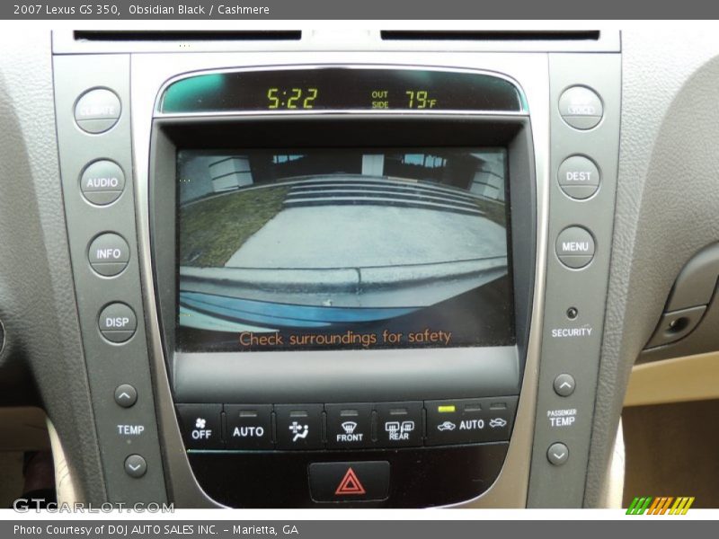 Obsidian Black / Cashmere 2007 Lexus GS 350