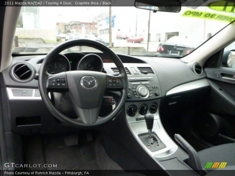 Graphite Mica / Black 2011 Mazda MAZDA3 i Touring 4 Door