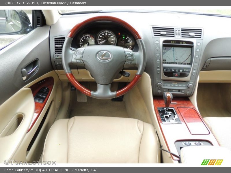 Obsidian Black / Cashmere 2007 Lexus GS 350