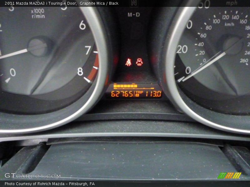 Graphite Mica / Black 2011 Mazda MAZDA3 i Touring 4 Door