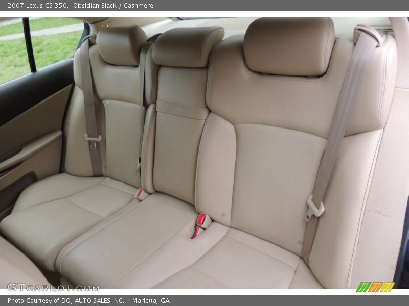 Rear Seat of 2007 GS 350