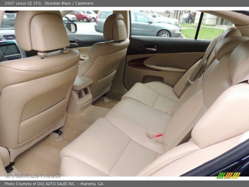 Rear Seat of 2007 GS 350