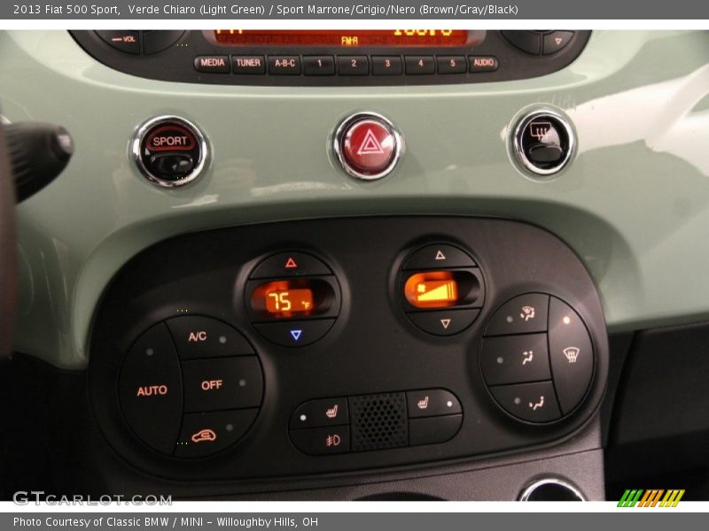 Controls of 2013 500 Sport