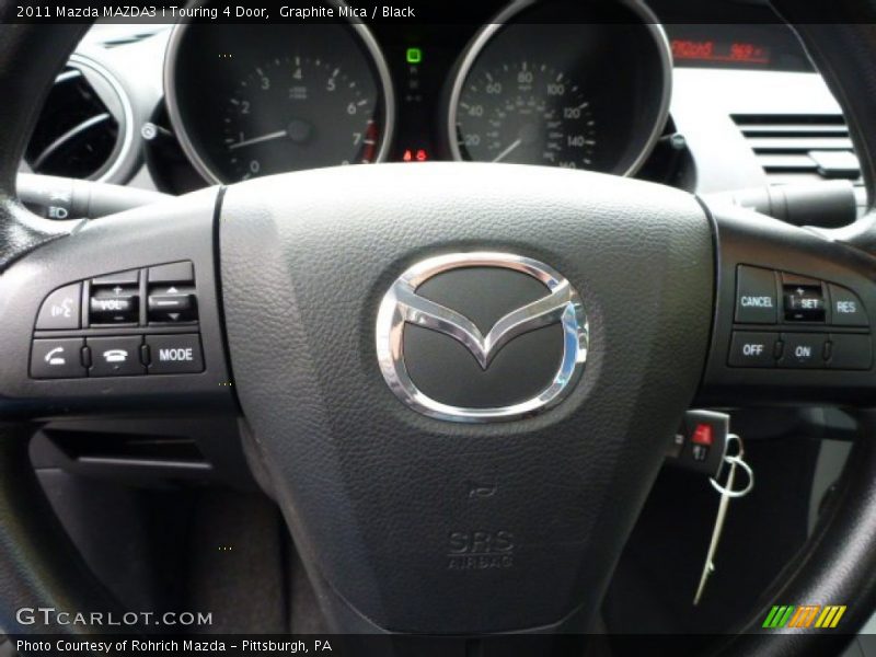 Graphite Mica / Black 2011 Mazda MAZDA3 i Touring 4 Door