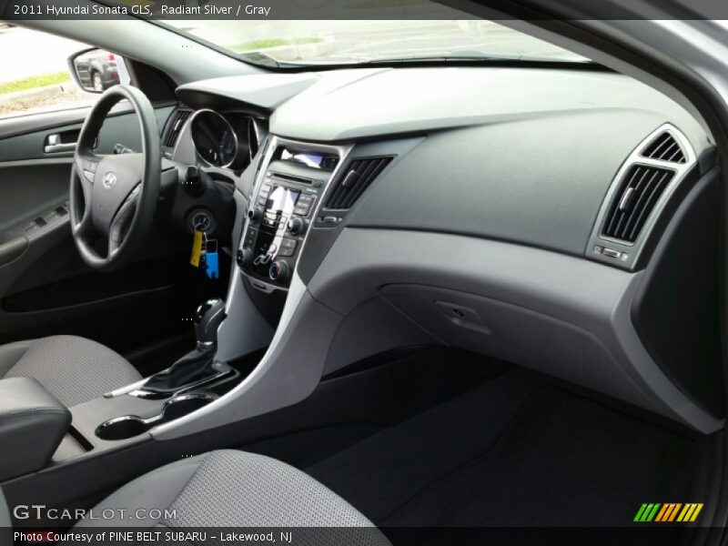 Radiant Silver / Gray 2011 Hyundai Sonata GLS