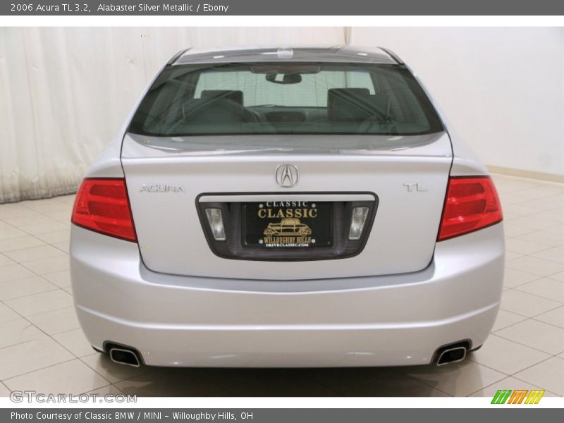 Alabaster Silver Metallic / Ebony 2006 Acura TL 3.2