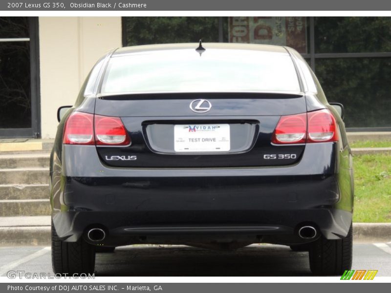 Obsidian Black / Cashmere 2007 Lexus GS 350