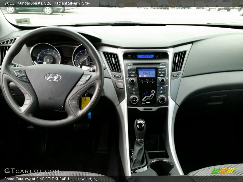 Radiant Silver / Gray 2011 Hyundai Sonata GLS