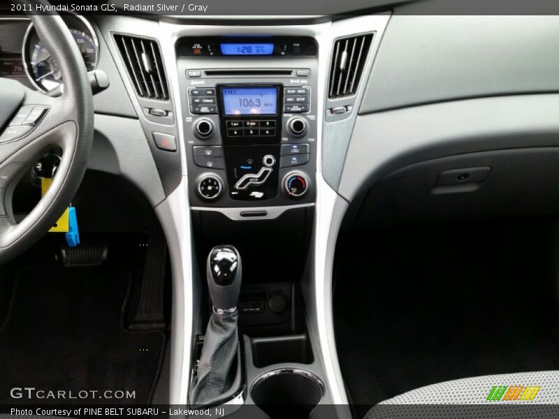 Radiant Silver / Gray 2011 Hyundai Sonata GLS