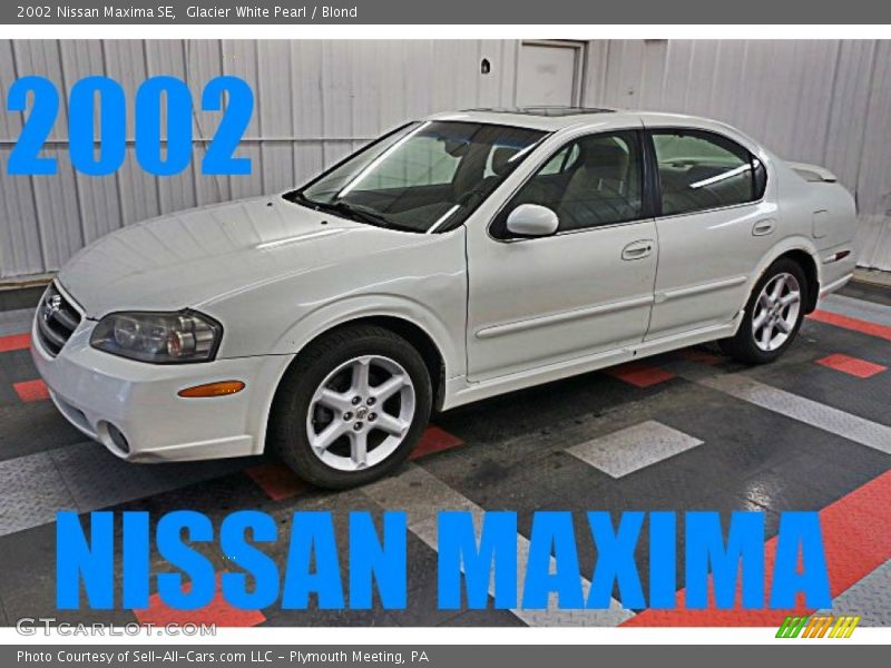Glacier White Pearl / Blond 2002 Nissan Maxima SE