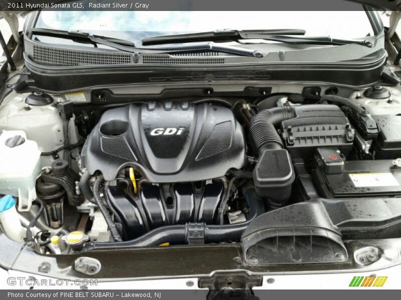Radiant Silver / Gray 2011 Hyundai Sonata GLS
