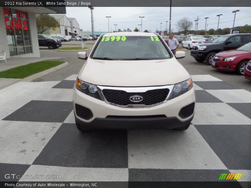 White Sand Beige / Beige 2012 Kia Sorento LX