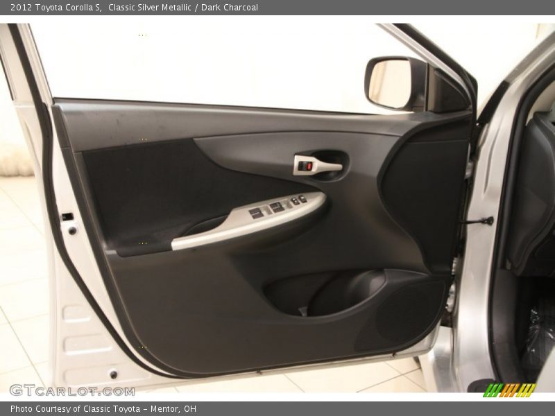 Classic Silver Metallic / Dark Charcoal 2012 Toyota Corolla S