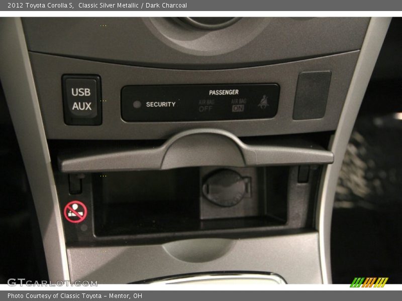 Classic Silver Metallic / Dark Charcoal 2012 Toyota Corolla S