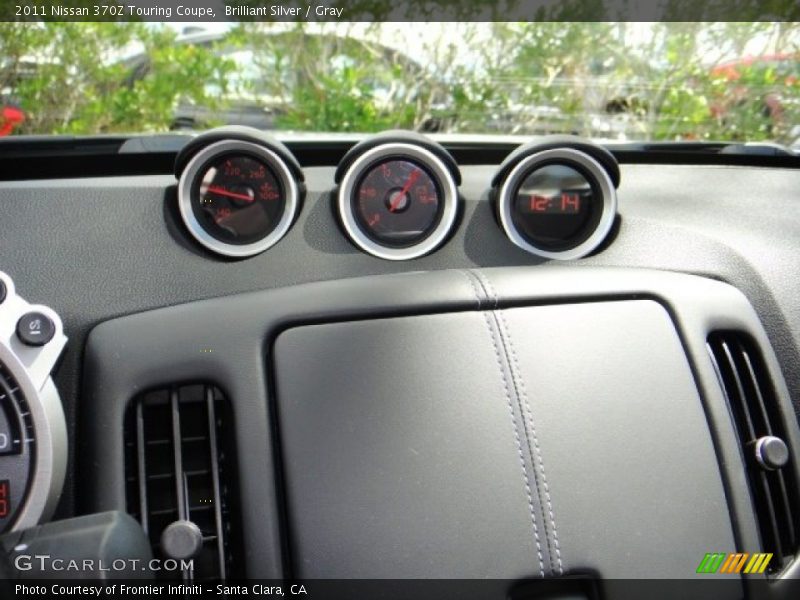 Brilliant Silver / Gray 2011 Nissan 370Z Touring Coupe
