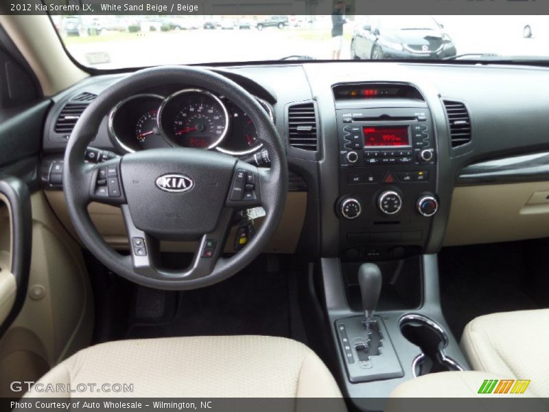 White Sand Beige / Beige 2012 Kia Sorento LX