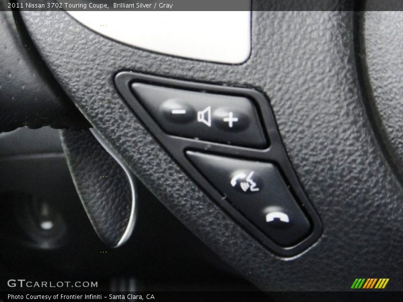 Brilliant Silver / Gray 2011 Nissan 370Z Touring Coupe